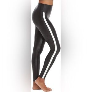 SPANX faux leather leggings size XS
